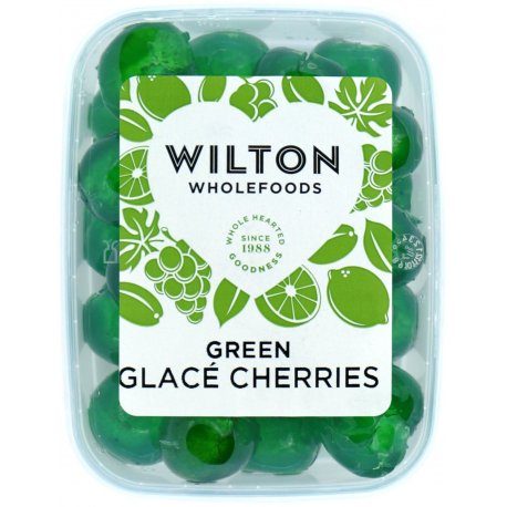 Green Glace Cherries 180g