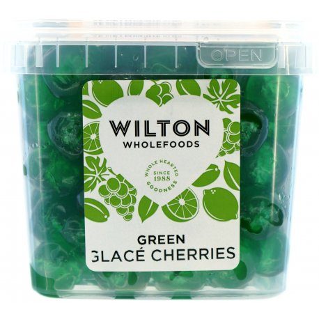 Green Glace Cherries 1Kg